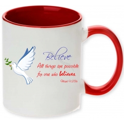 Cana interior rosu  All things are possible